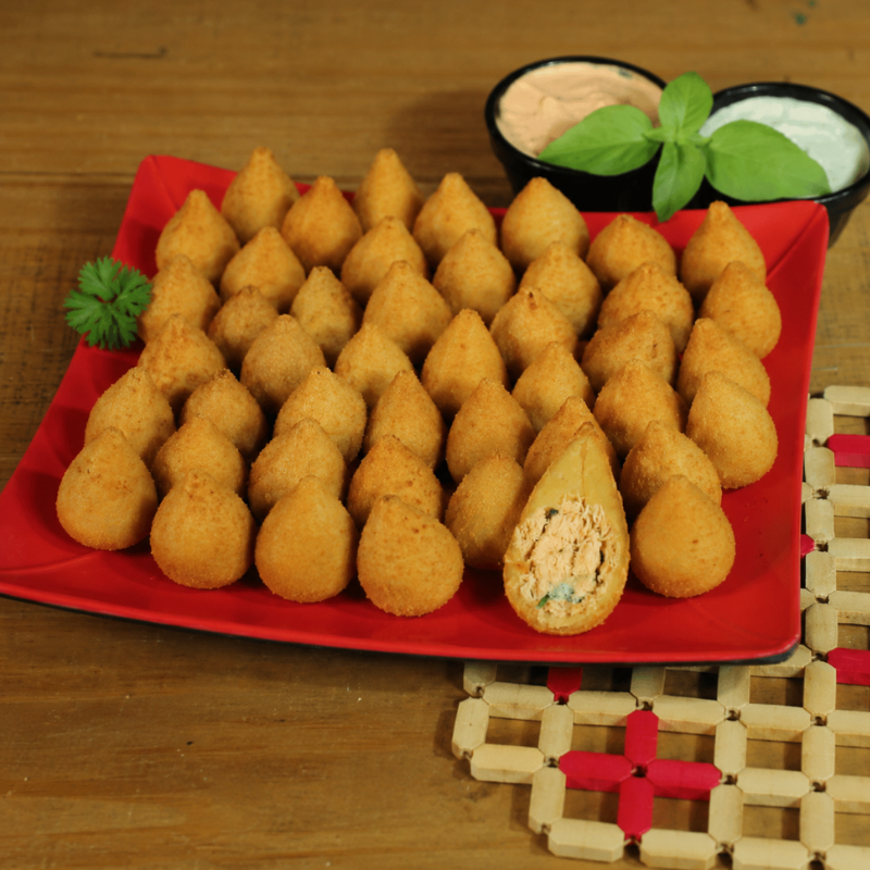 Kit 50 Coxinhas Donazana