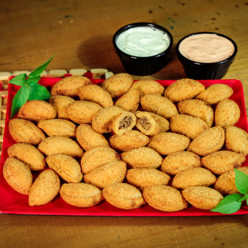 Kit 50 Mini Pasteis